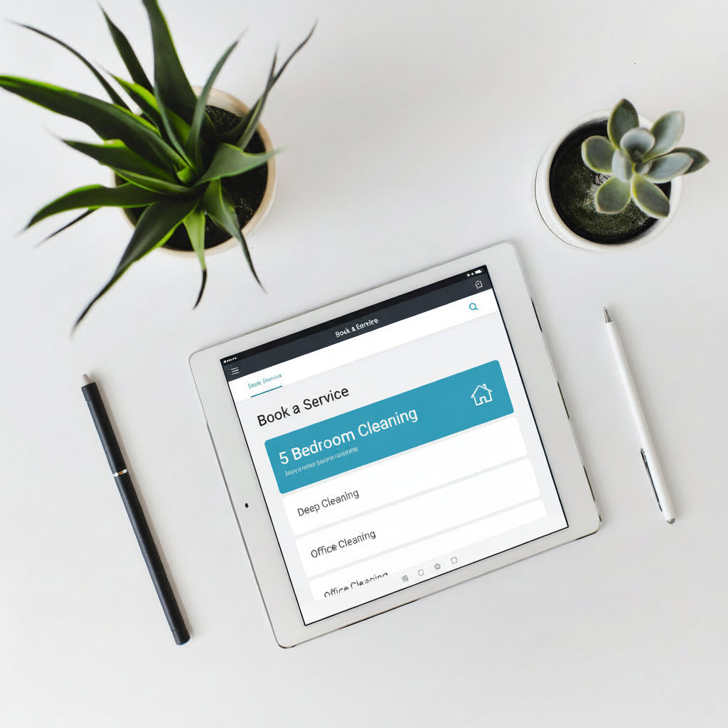 5 Bedroom Standard Residential Cleaning